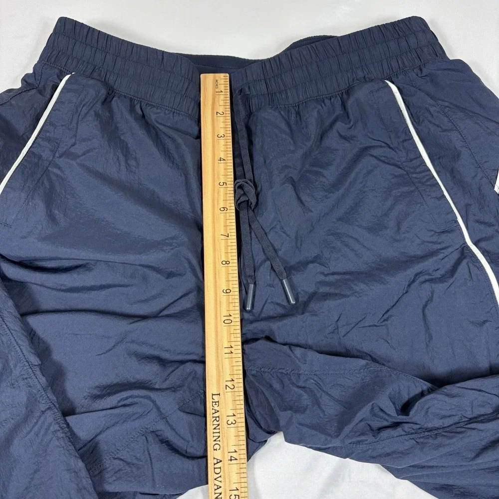 Lululemon License to Train Jogger Pants Womens 10 Blue Midrise Lightweight Baggy
